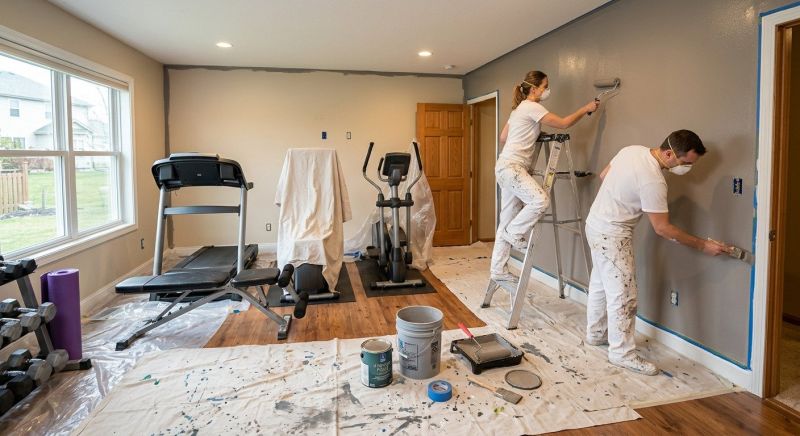 Fitness Room Painting in Waco, TX