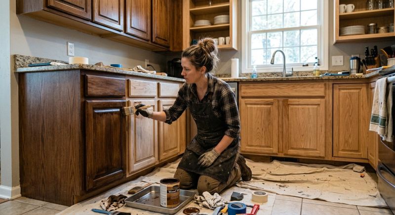 Built In Cabinetry Staining in Cincinnati, OH