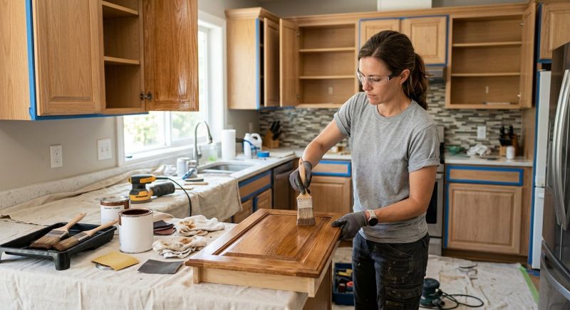 Cabinet Staining Service in Indianapolis, IN