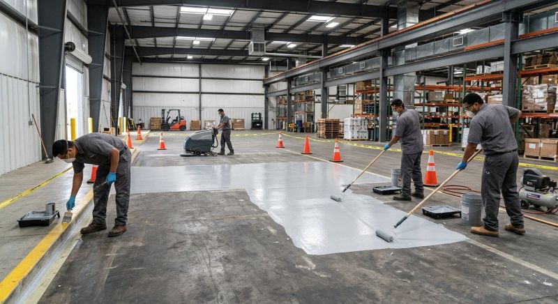 Commercial Concrete Painting in Saint Petersburg, FL