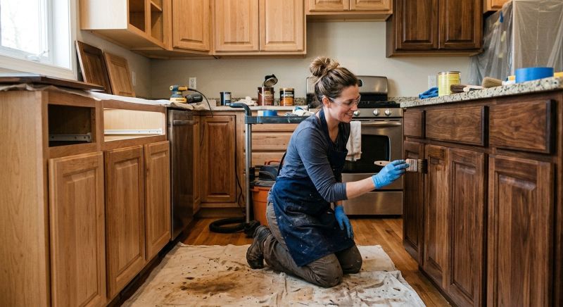 Kitchen Cupboard Refinishing in Indianapolis, IN