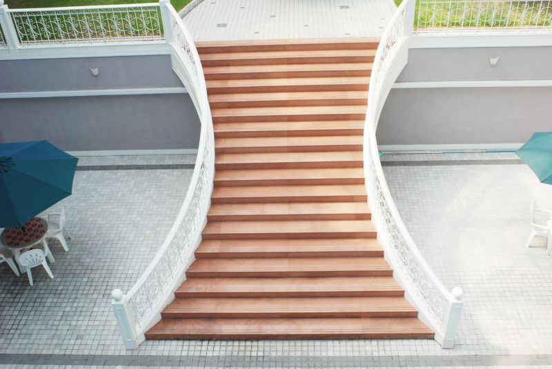 Applying Stain to Outdoor Steps